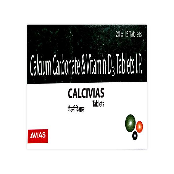 CALCIVIAS Tablet 15's Price, Uses, Side effects, Substitutes | Netmeds