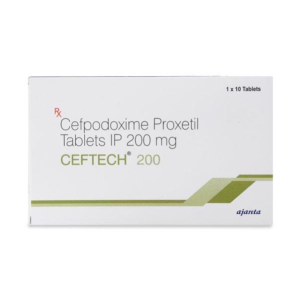 Ceftech 200mg Tablet 10's Price, Uses, Side effects | Netmeds