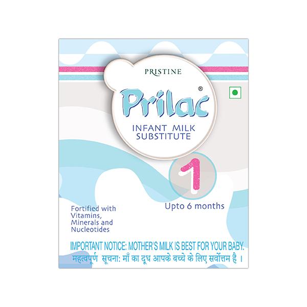 Pristine Prilac Stage 1 (Upto 6 months) Powder - 200 gm (Refill pack)