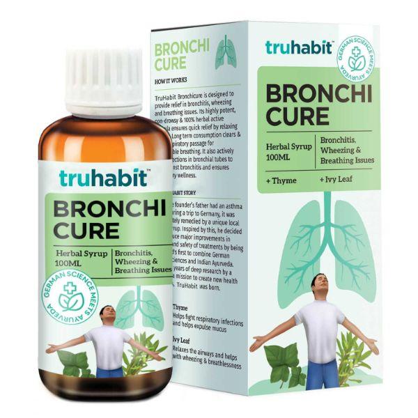 TruHabit Bronchi Cure Herbal Syrup 100 ml Online at Best Price - Herbal ...