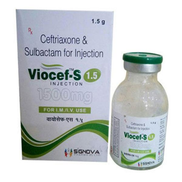 VIOCEF S 1.5gm Injection 1's