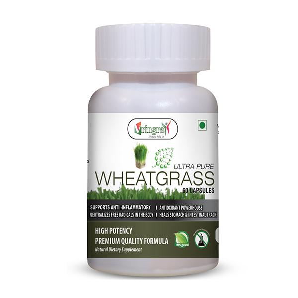Vringra Ultra Pure Wheat Grass Capsules 60's