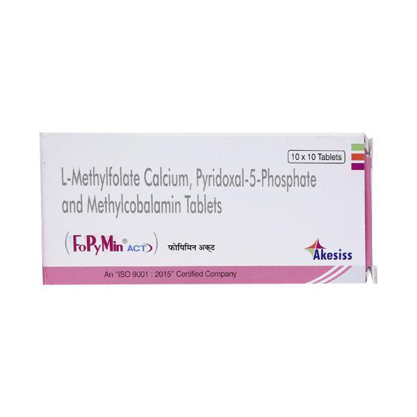Fopymin Act Tablet 10'S
