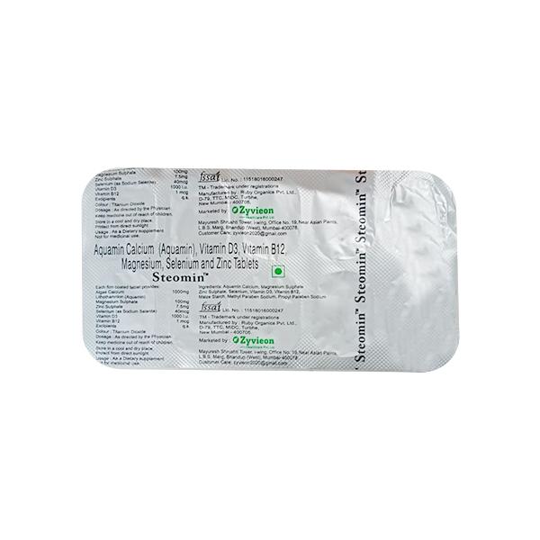STEOMIN Tablet 10's Price, Uses, Side effects, Substitutes | Netmeds