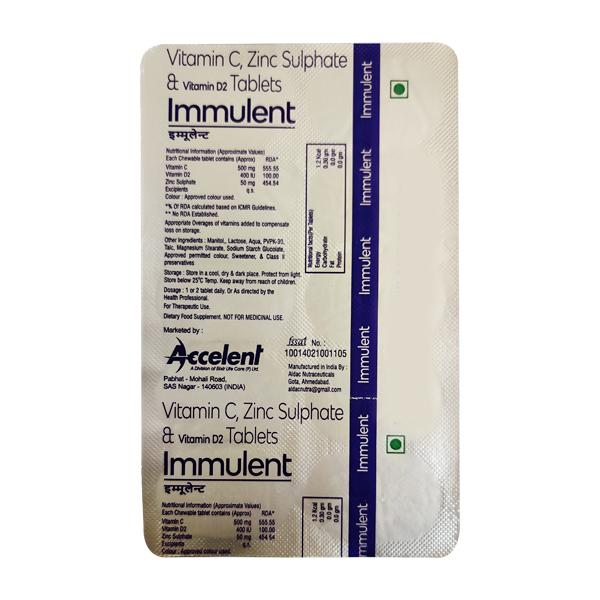IMMULENT Tablet 10's