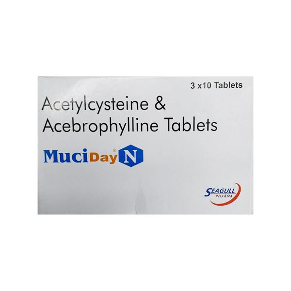 Buy MUCIDAY N Tablet 10's Online at Upto 25% OFF | Netmeds
