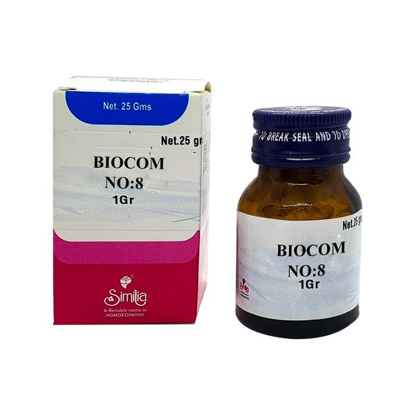 Buy Similia Biocom No.8 Tablet 25 gm Online at Discounted Price | Netmeds