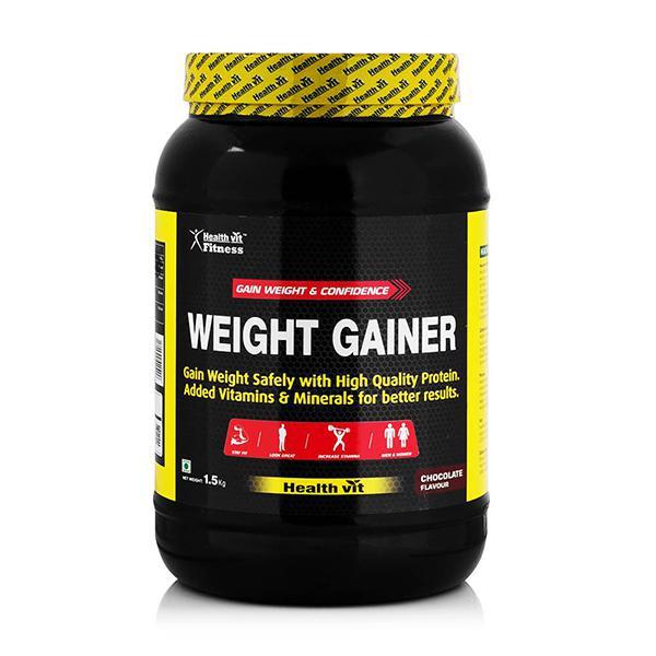 HealthVit Fitness Weight Gainer Chocolate Powder 1.5 kg online at best ...