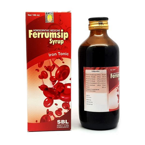 Buy SBL Ferrum Sip Syrup 180 ml Online at Discounted Price | Netmeds