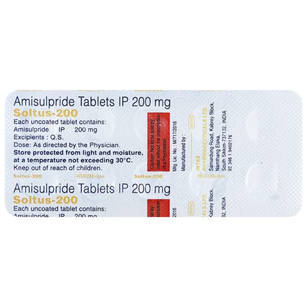 Soltus 200mg Tablet 10'S Price, Uses, Side effects, Substitutes | Netmeds