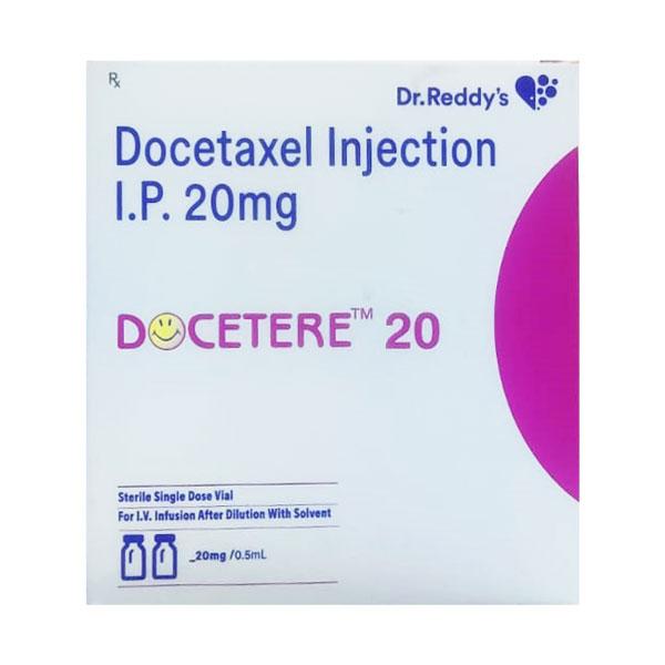 DOCETERE 20mg Solvent For Injection 1.5ml