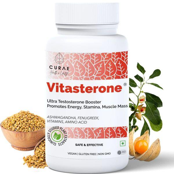 Buy Curae Health Vitasterone Ultra Testosterone Booster 60's Online at ...
