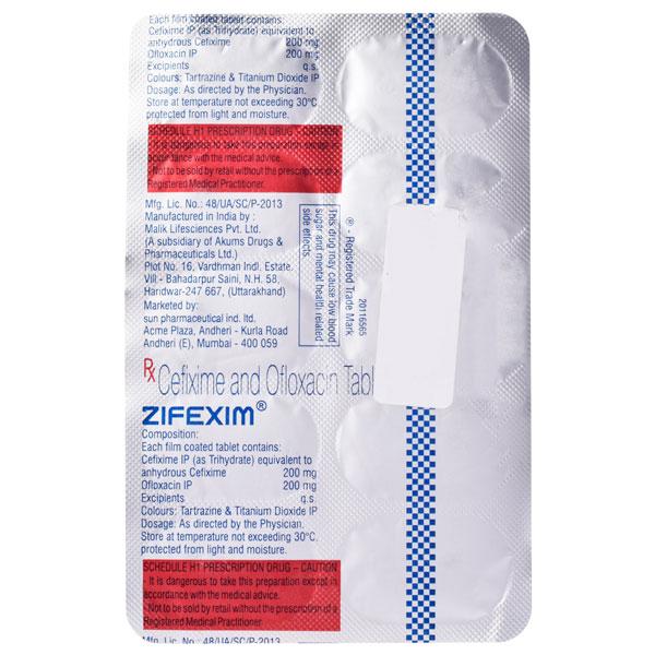 Zifexim Tablet 10'S
