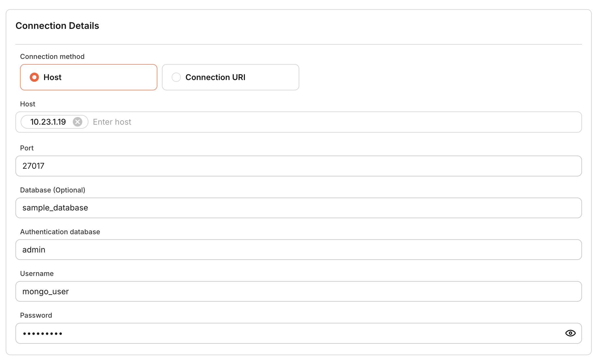 Using Host