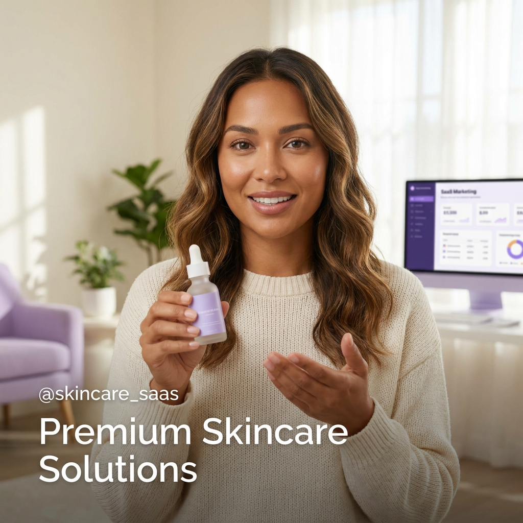 AI persona used to demo every SKU across a product catalogue in vertical reels