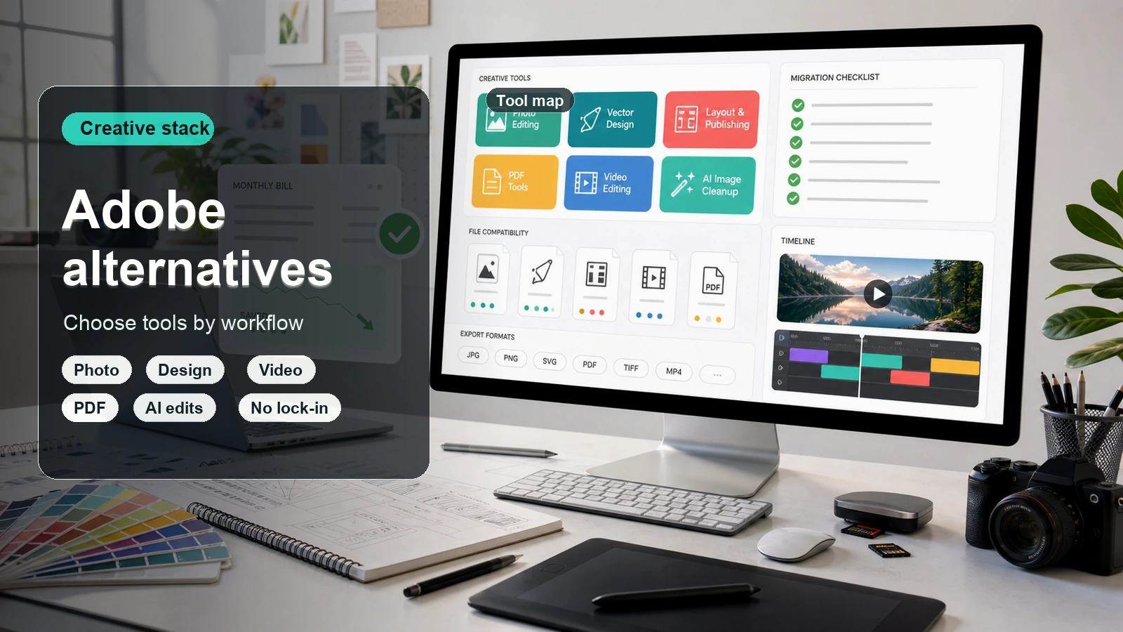 Best Adobe alternatives for creative work in 2026