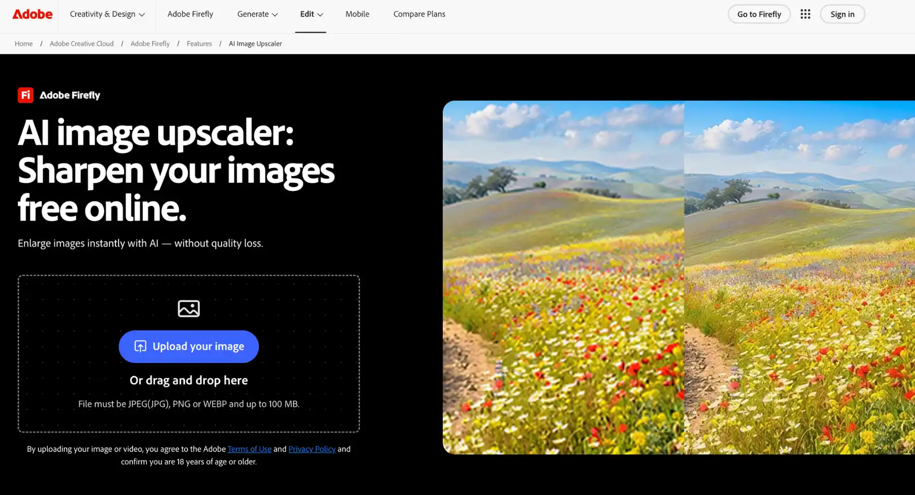 Log in to Pixelbin and open the console