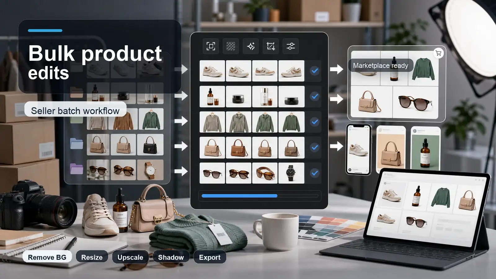 Bulk editing workflow for sellers: how to edit product images faster in batches
