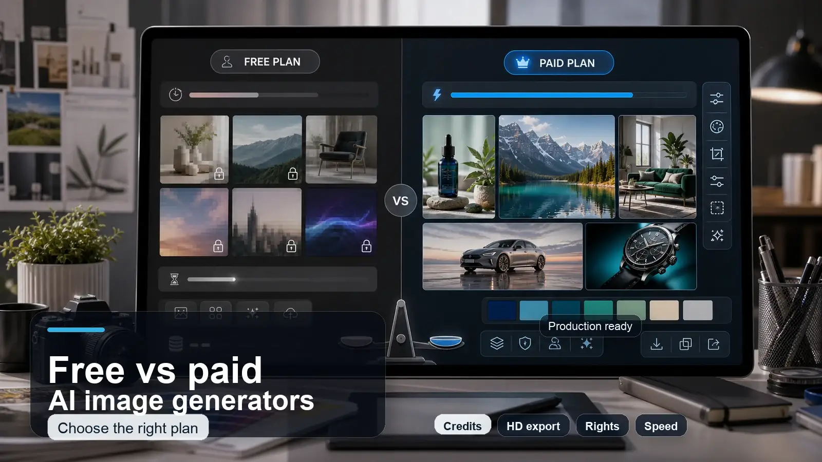 Free vs paid AI image generators: which one should you choose?