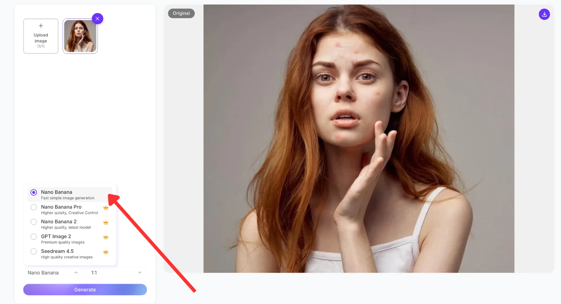 Log in to Pixelbin and open the console