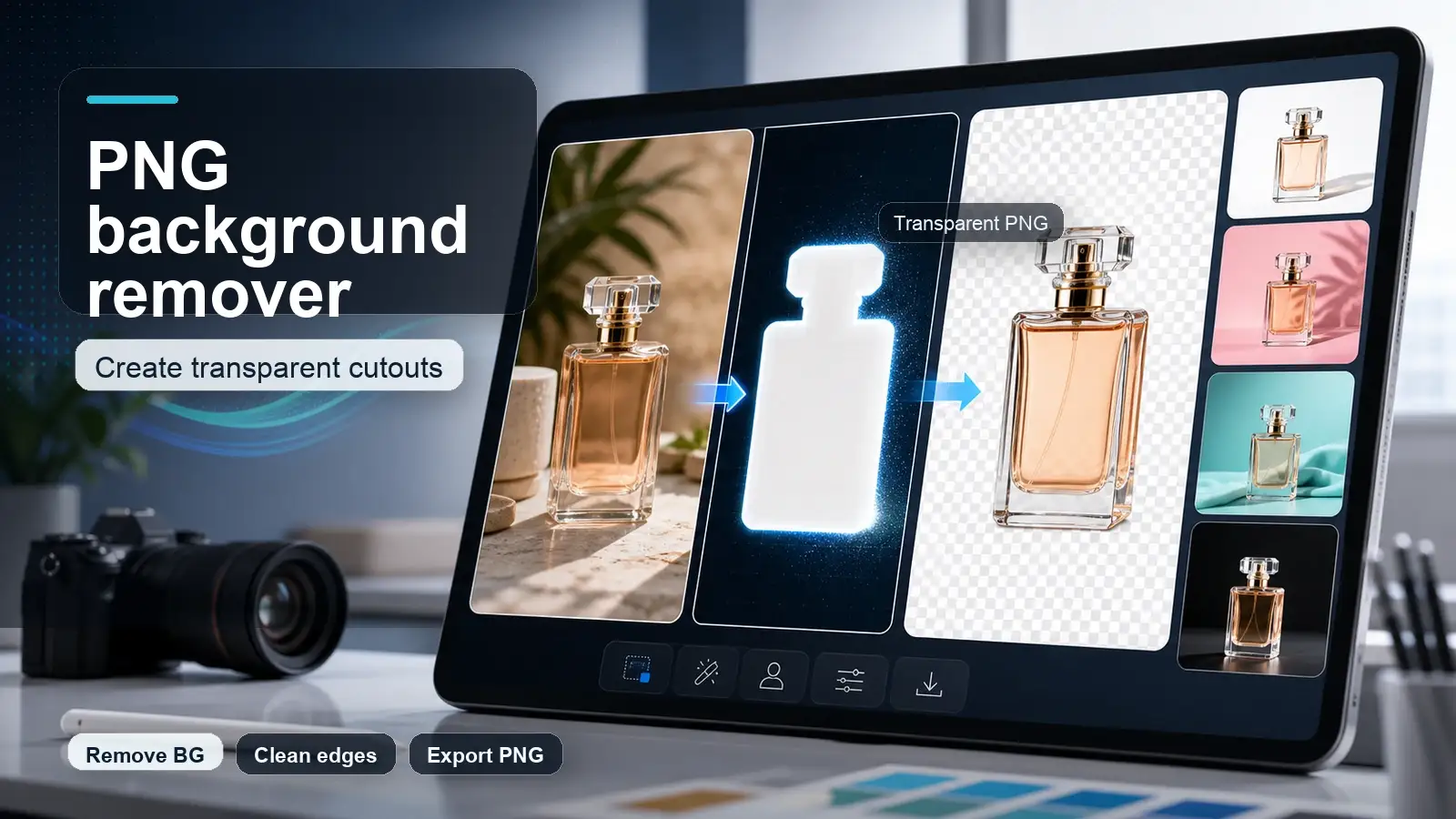 PNG background remover: how to remove backgrounds and make transparent images