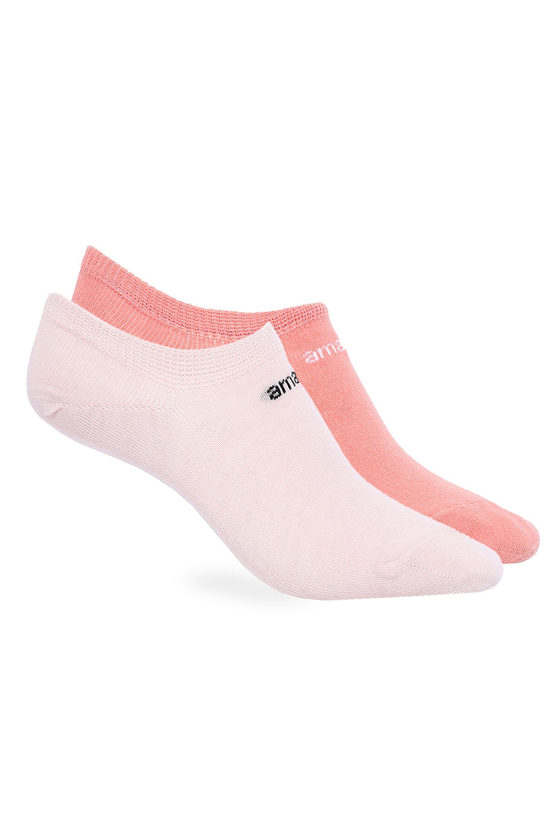 Low Cut Socks (Pack of 2) - Sepia Rose-Apricot