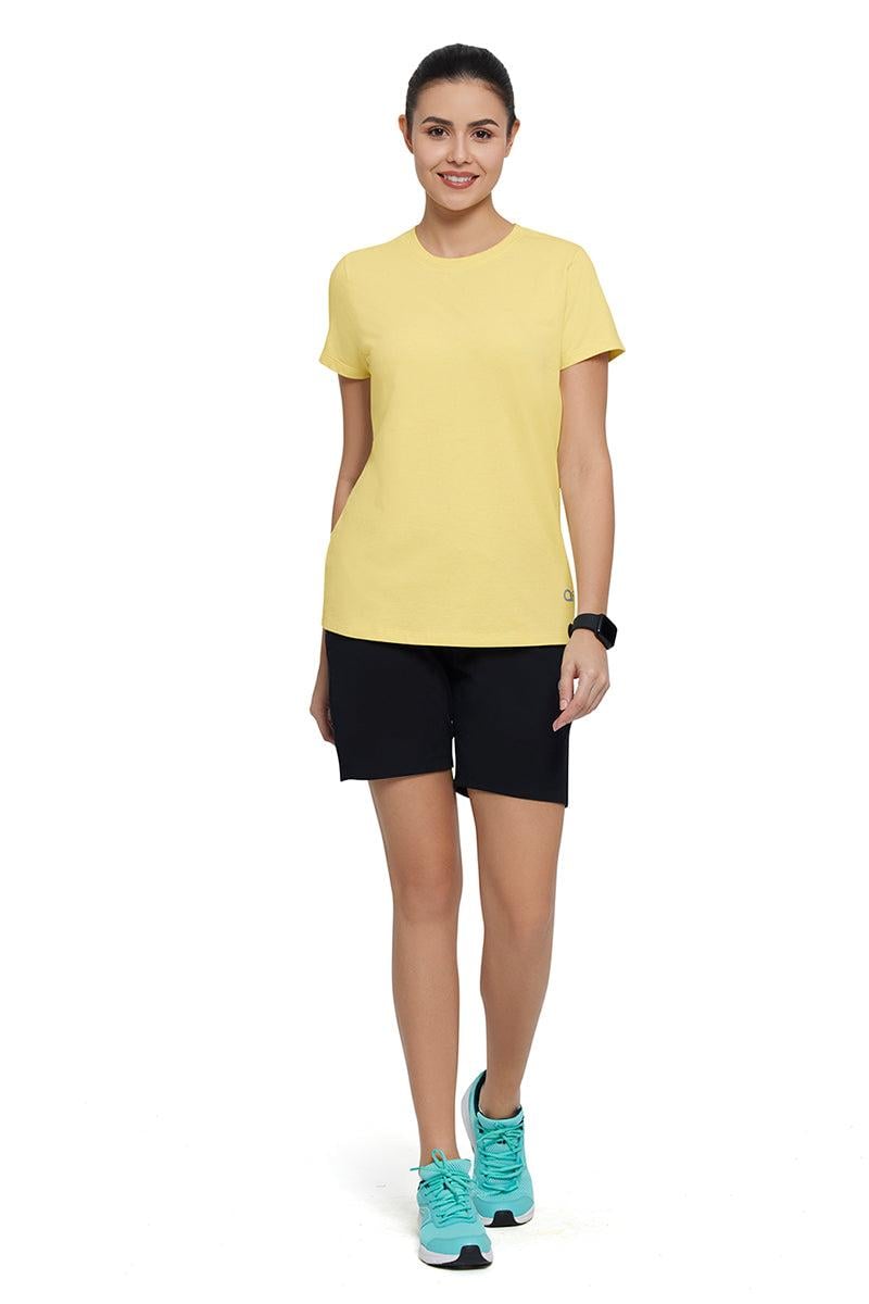 Essential Crew Neck Tee - Sunshine Marl